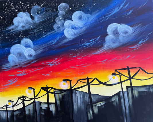 Streetlight Sunset